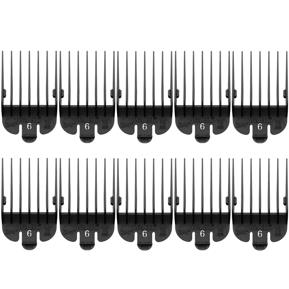 10 Units Wahl Attachment Comb, #6 - 3/4" Model #WA-3174-001