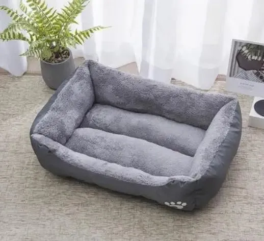 2023 Winter Warm Plush Dog Bed Mat Kennel Soft Fleece Dog Puppy Pet Supplies Nest For Small Medium Dogs House Waterproof Cloth