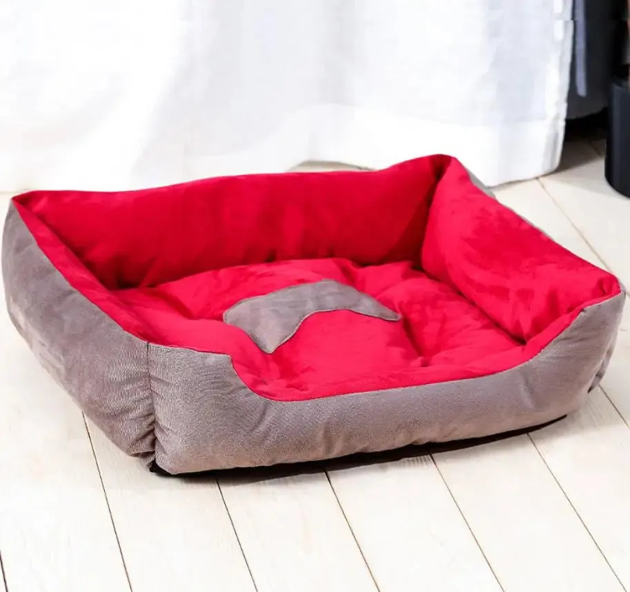 2023 Winter Warm Plush Dog Bed Mat Kennel Soft Fleece Dog Puppy Pet Supplies Nest For Small Medium Dogs House Waterproof Cloth