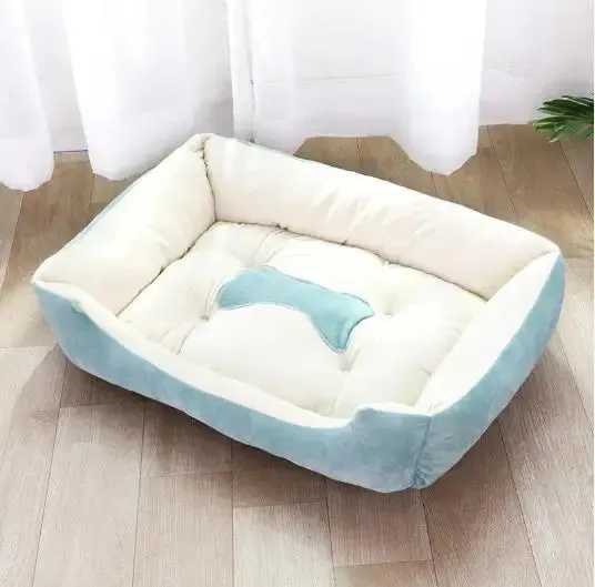 2023 Winter Warm Plush Dog Bed Mat Kennel Soft Fleece Dog Puppy Pet Supplies Nest For Small Medium Dogs House Waterproof Cloth