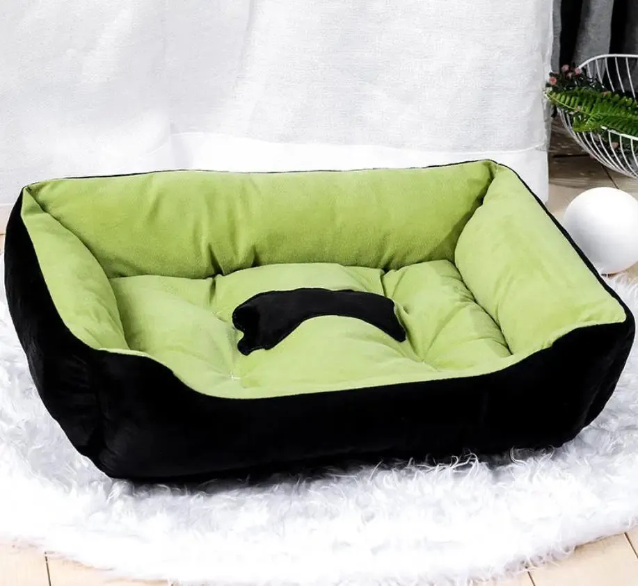 2023 Winter Warm Plush Dog Bed Mat Kennel Soft Fleece Dog Puppy Pet Supplies Nest For Small Medium Dogs House Waterproof Cloth