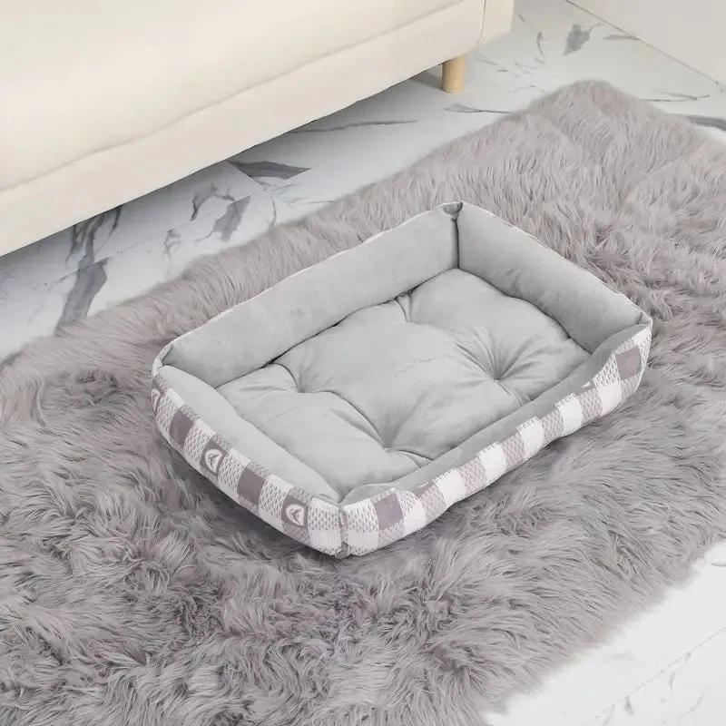 2023 Winter Warm Plush Dog Bed Mat Kennel Soft Fleece Dog Puppy Pet Supplies Nest For Small Medium Dogs House Waterproof Cloth