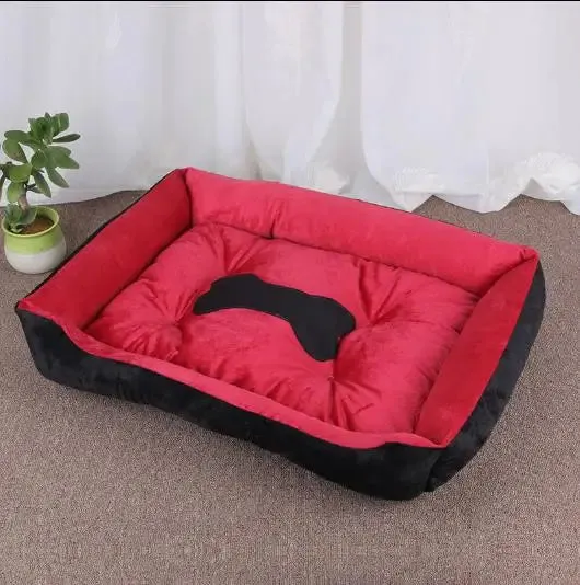 2023 Winter Warm Plush Dog Bed Mat Kennel Soft Fleece Dog Puppy Pet Supplies Nest For Small Medium Dogs House Waterproof Cloth