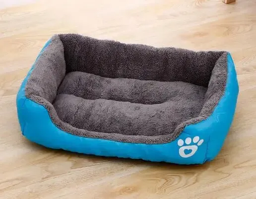 2023 Winter Warm Plush Dog Bed Mat Kennel Soft Fleece Dog Puppy Pet Supplies Nest For Small Medium Dogs House Waterproof Cloth