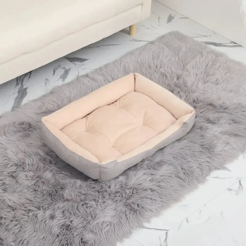 2023 Winter Warm Plush Dog Bed Mat Kennel Soft Fleece Dog Puppy Pet Supplies Nest For Small Medium Dogs House Waterproof Cloth