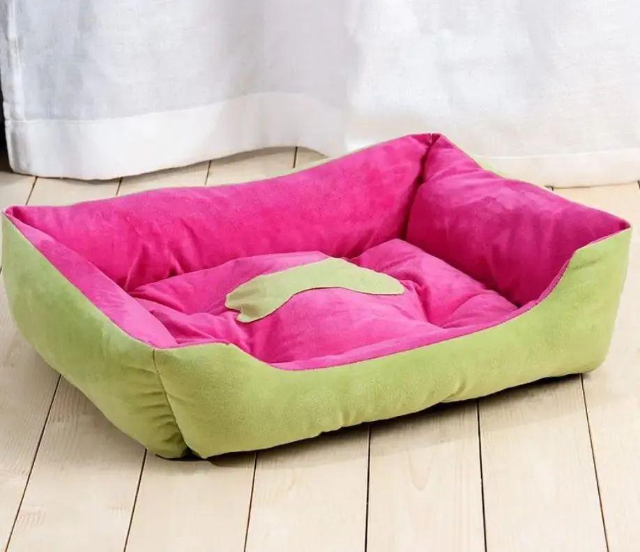 2023 Winter Warm Plush Dog Bed Mat Kennel Soft Fleece Dog Puppy Pet Supplies Nest For Small Medium Dogs House Waterproof Cloth