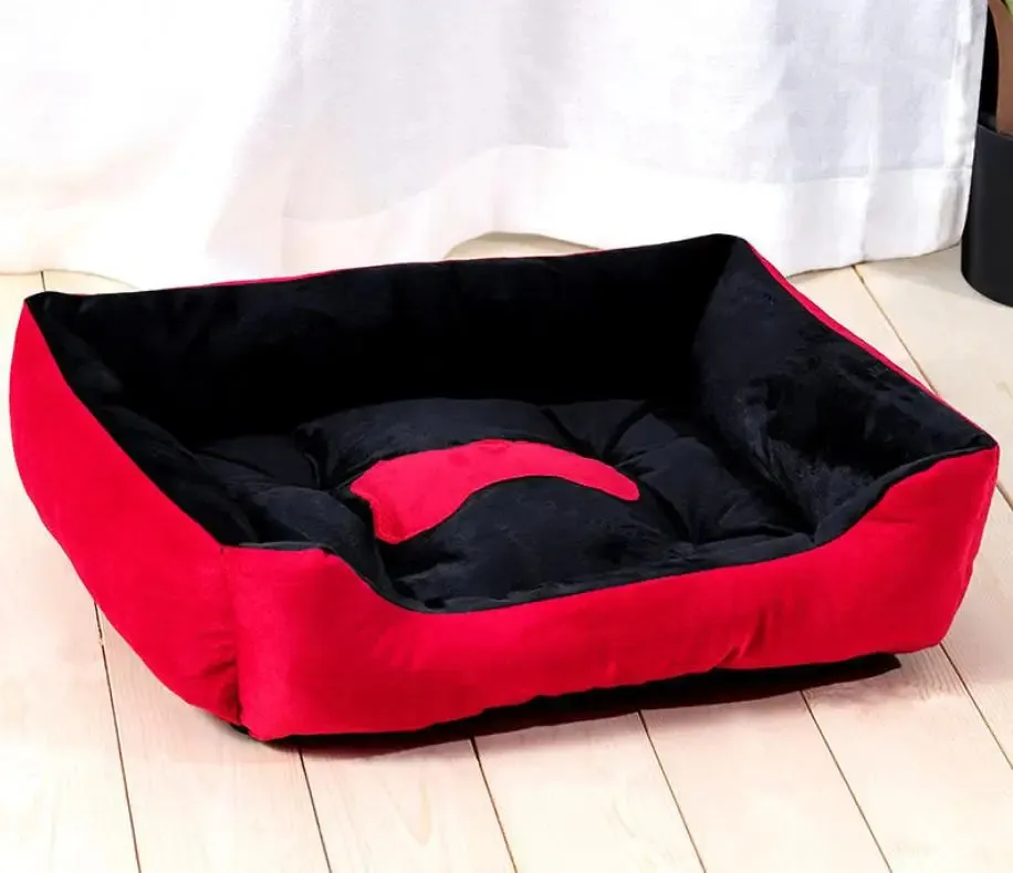 2023 Winter Warm Plush Dog Bed Mat Kennel Soft Fleece Dog Puppy Pet Supplies Nest For Small Medium Dogs House Waterproof Cloth