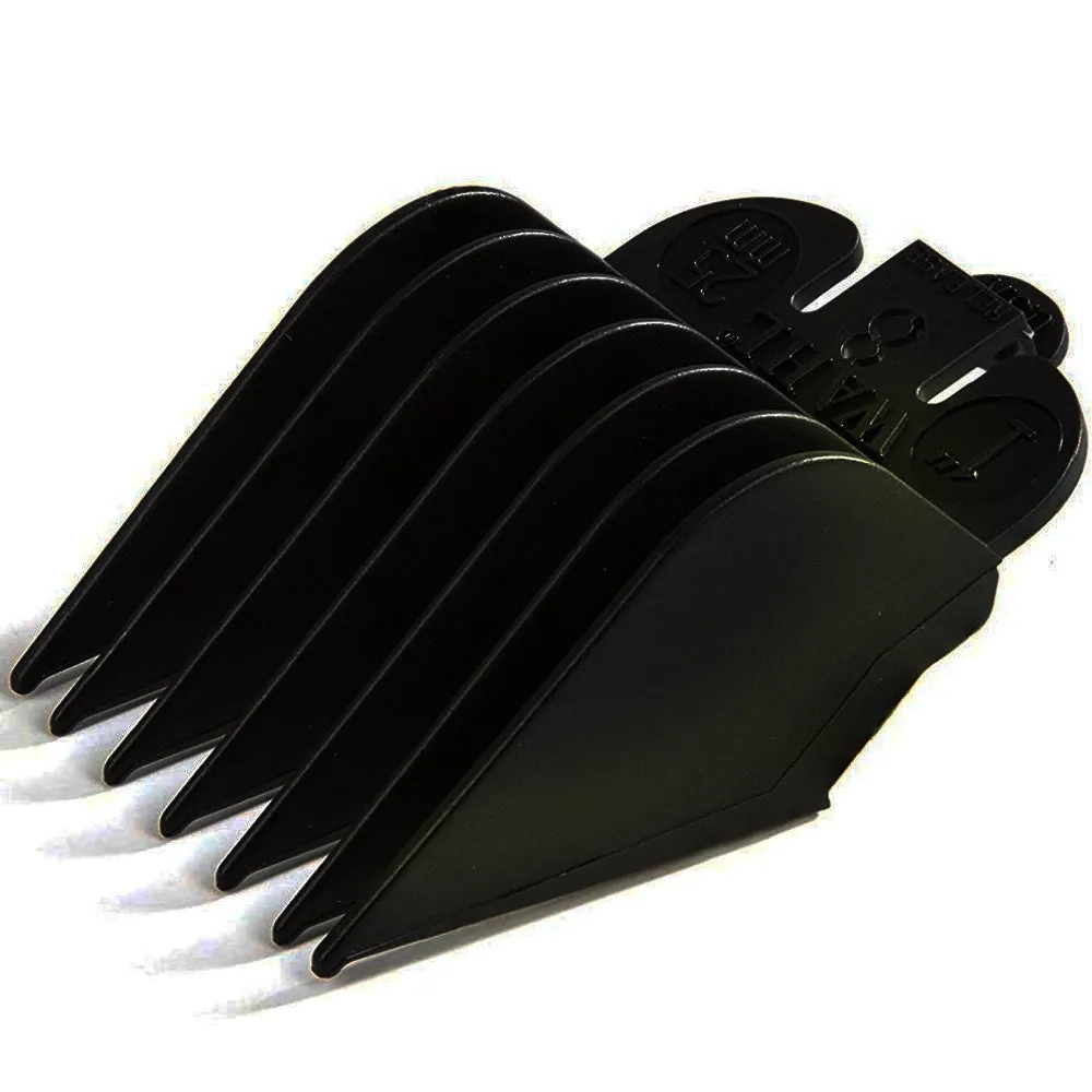 5 Units Wahl Clipper Guide Black #8 - 1" #3150-001