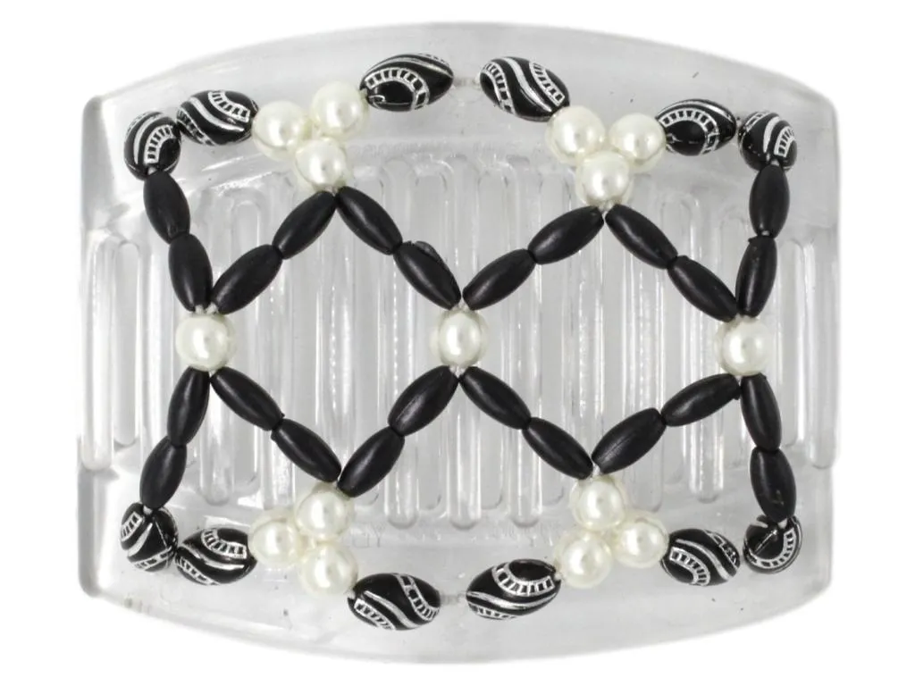 African Butterfly Thick Hair Comb - Ndalena Clear 82