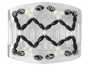 African Butterfly Thick Hair Comb - Ndalena Clear 82