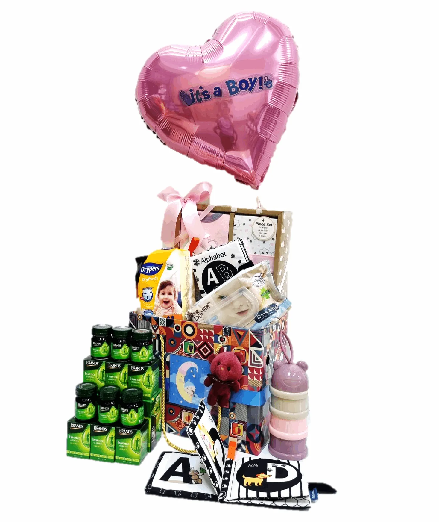 Baby Health Hamper with Balloon - Boy & Girl Options | B280