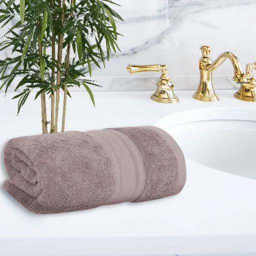 Bamboo Bath Towel Absorbent Super Soft 600 GSM - Grape Large