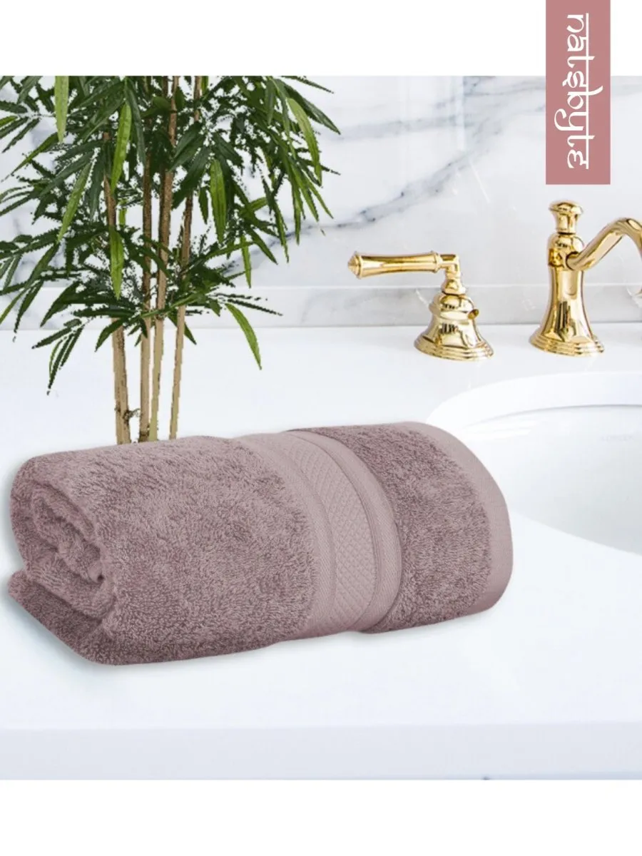 Bamboo Fiber Hand Towel- Grape