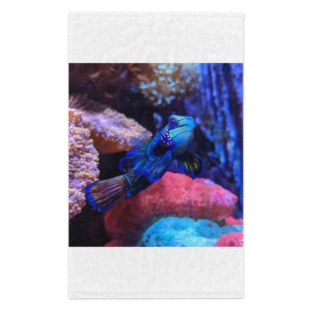 Blue Fish Rally Towel, 11x18