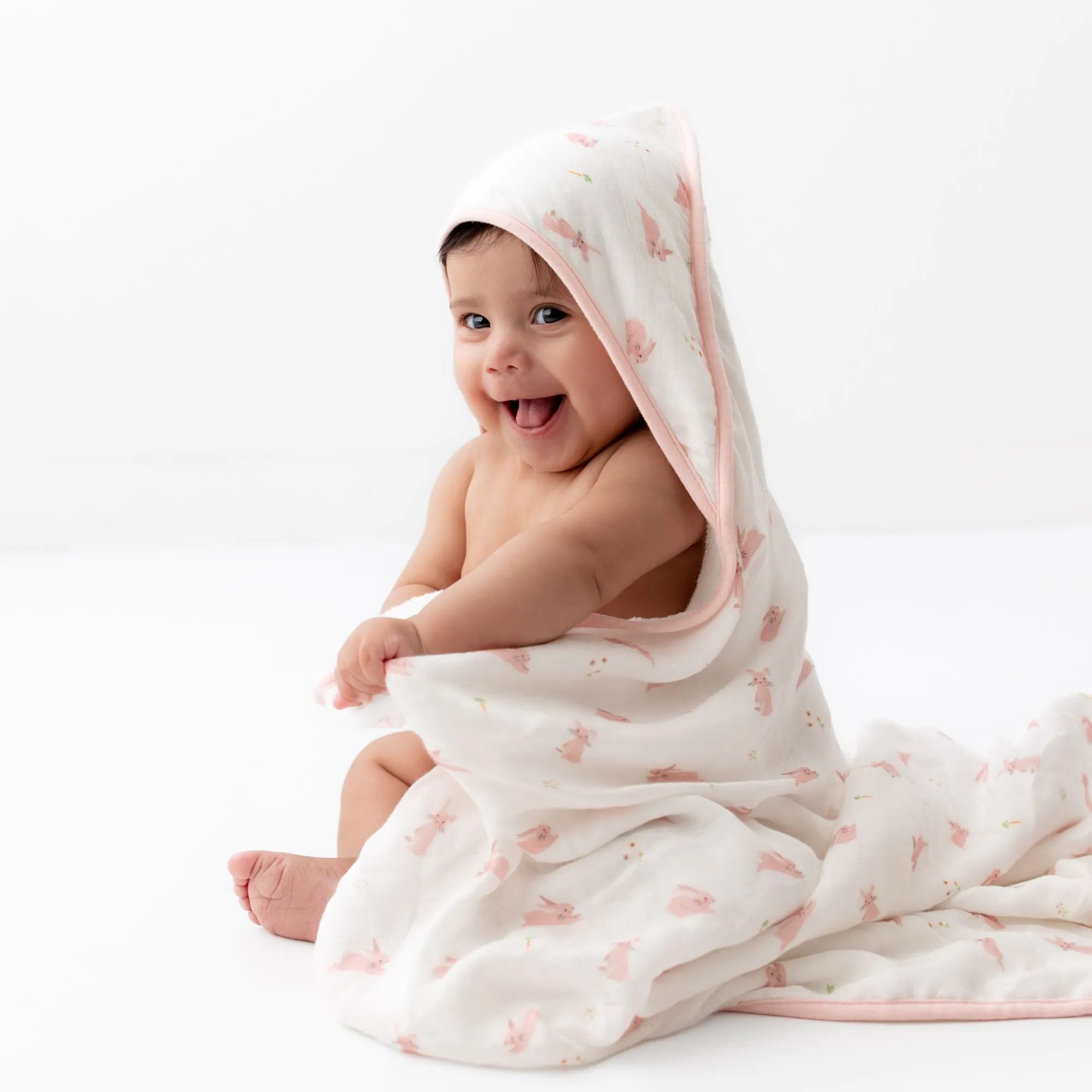 Bunny Hooded Towel Set