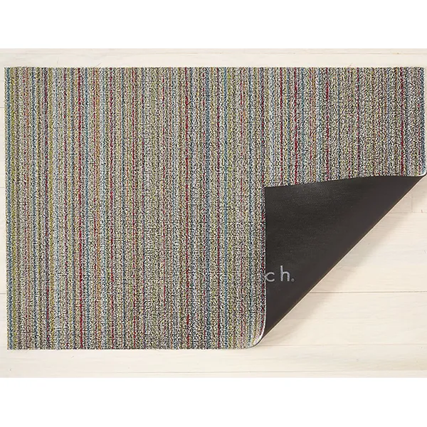 Chilewich Shag Utility Mat - Skinny Stripe - Soft Multi