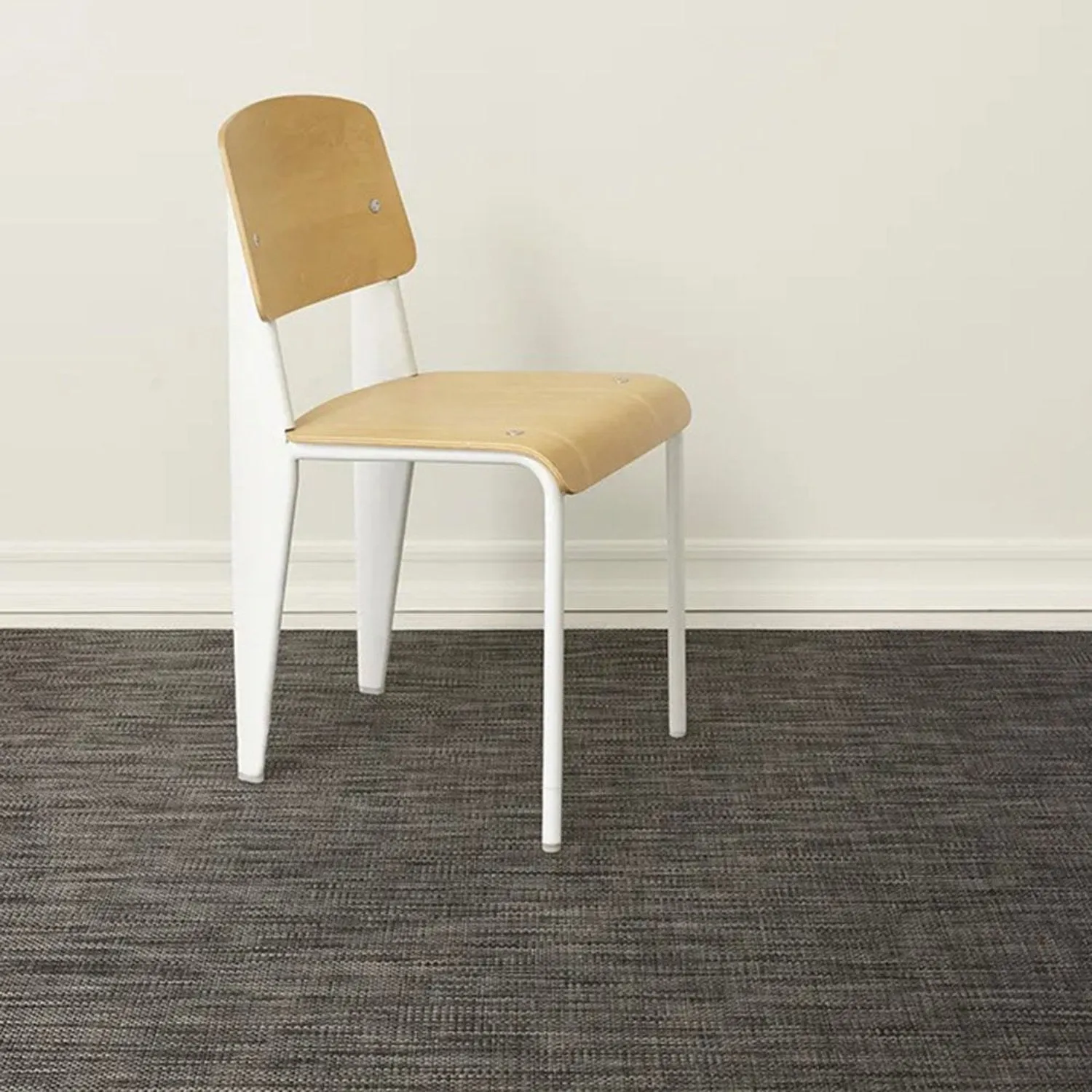 chilewich | woven floormat 89x122cm (35x48") | basketweave carbon