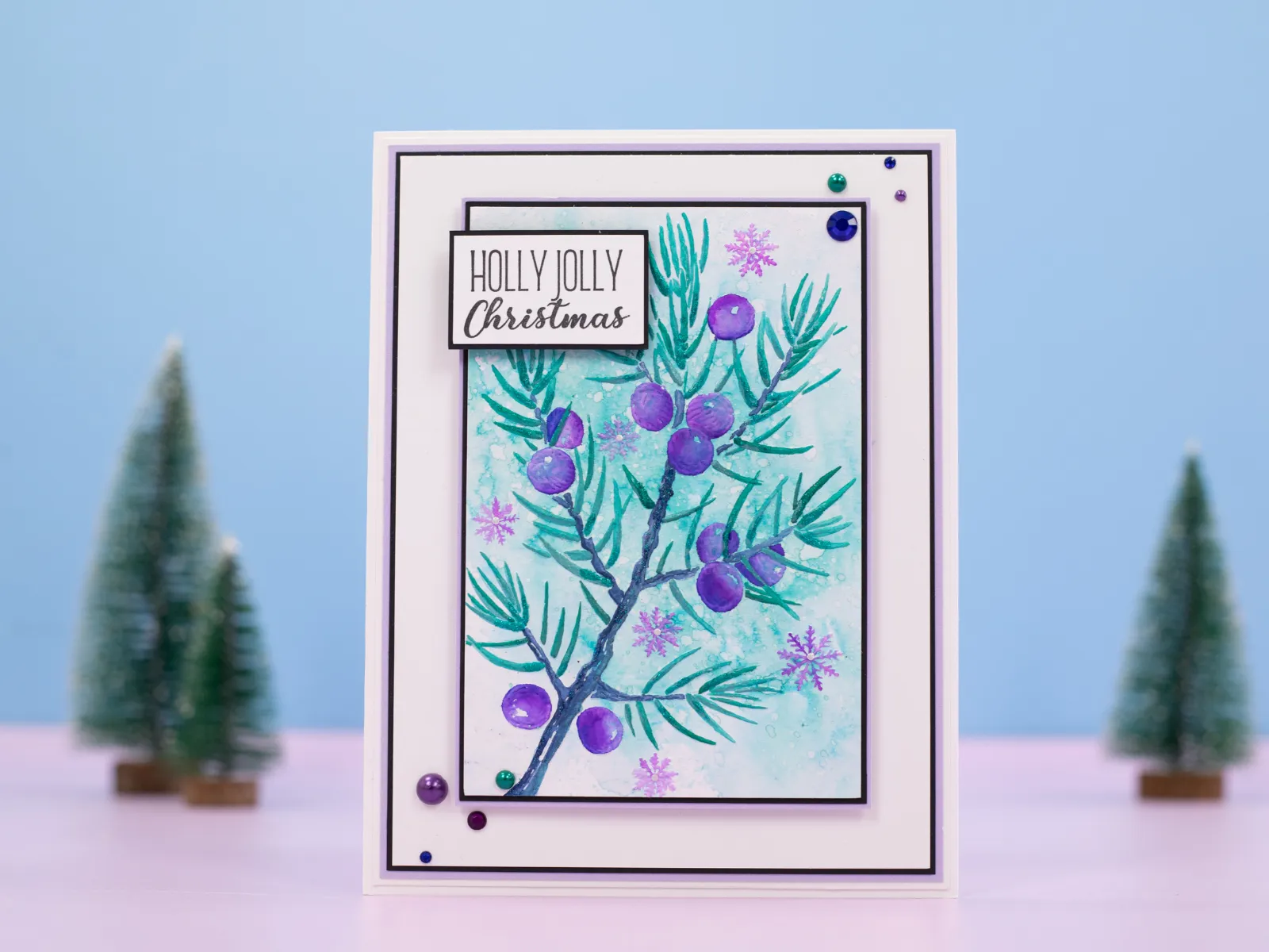 Crafter's Companion 6" x 4" Embossing Folder - Juniper Branch