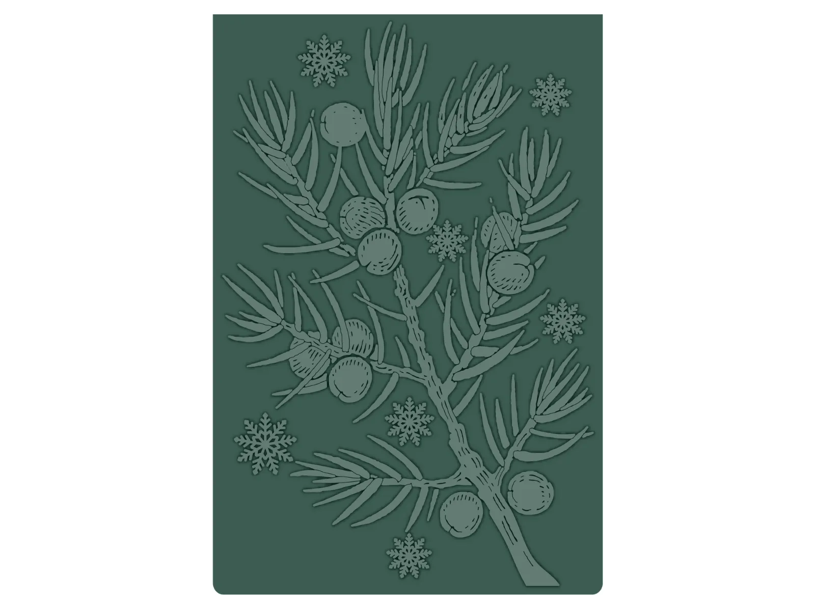 Crafter's Companion 6" x 4" Embossing Folder - Juniper Branch