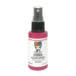 Dina Wakley Media Gloss Sprays 2oz - Rouge