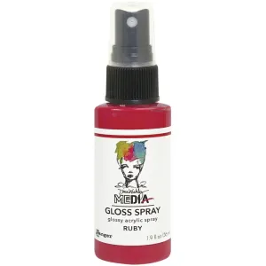 Dina Wakley Media Gloss Sprays 2oz - Ruby