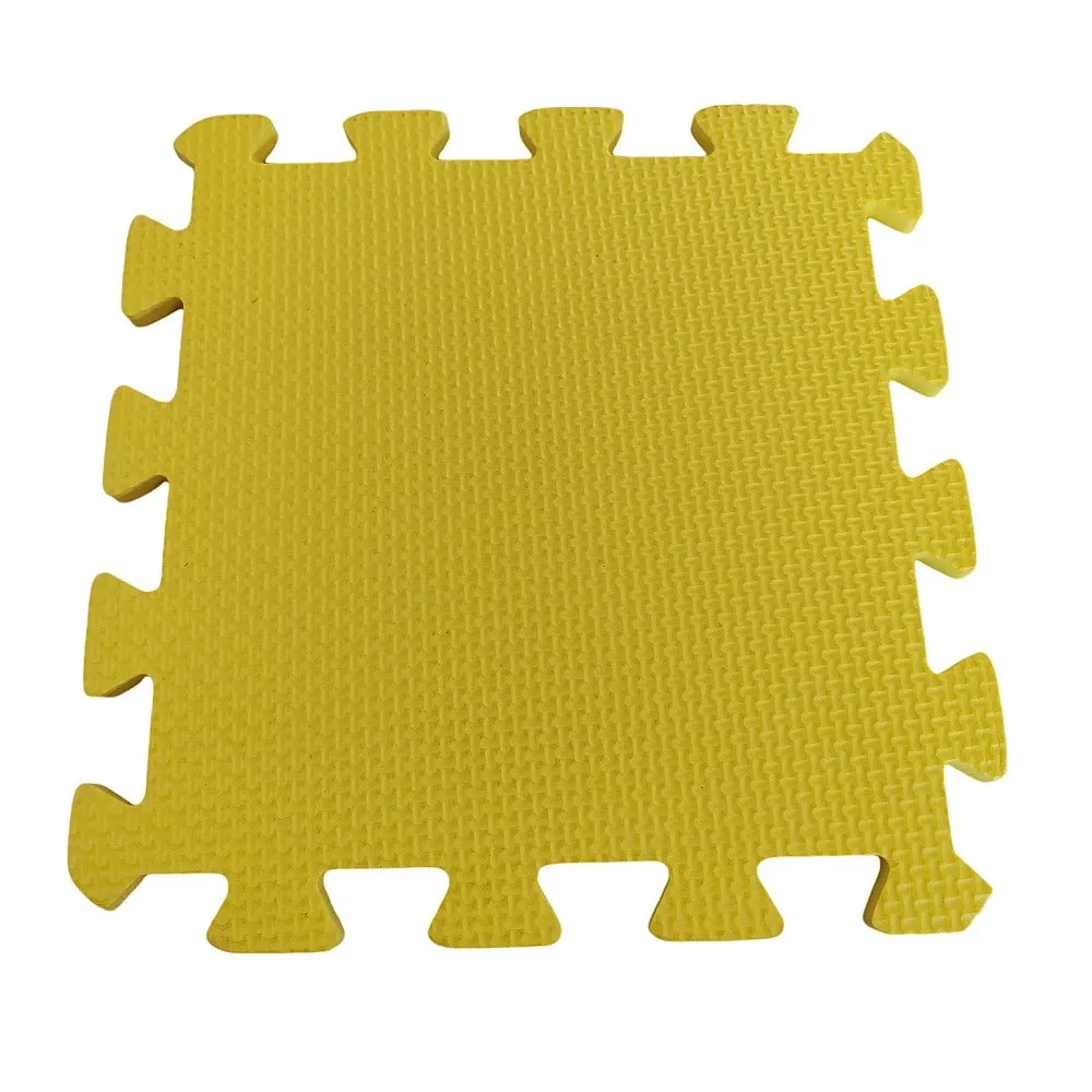 Eva Foam Coloured Mat 6 Piece - 25cm x 25cm - Assorted Colours