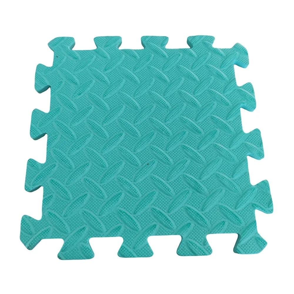 Eva Foam Coloured Mat 6 Piece - 25cm x 25cm - Assorted Colours