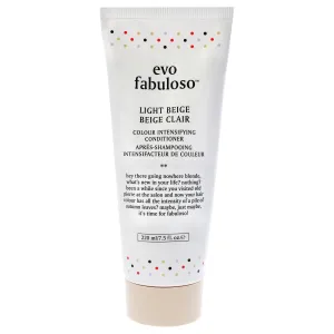 EVO Fabuloso Light Beige Color Intensifying Conditioner, 7.5 Fl Oz