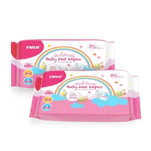 Farlin Baby Wet Wipes (Anti-Rash) 85 Sheets*2 Pack