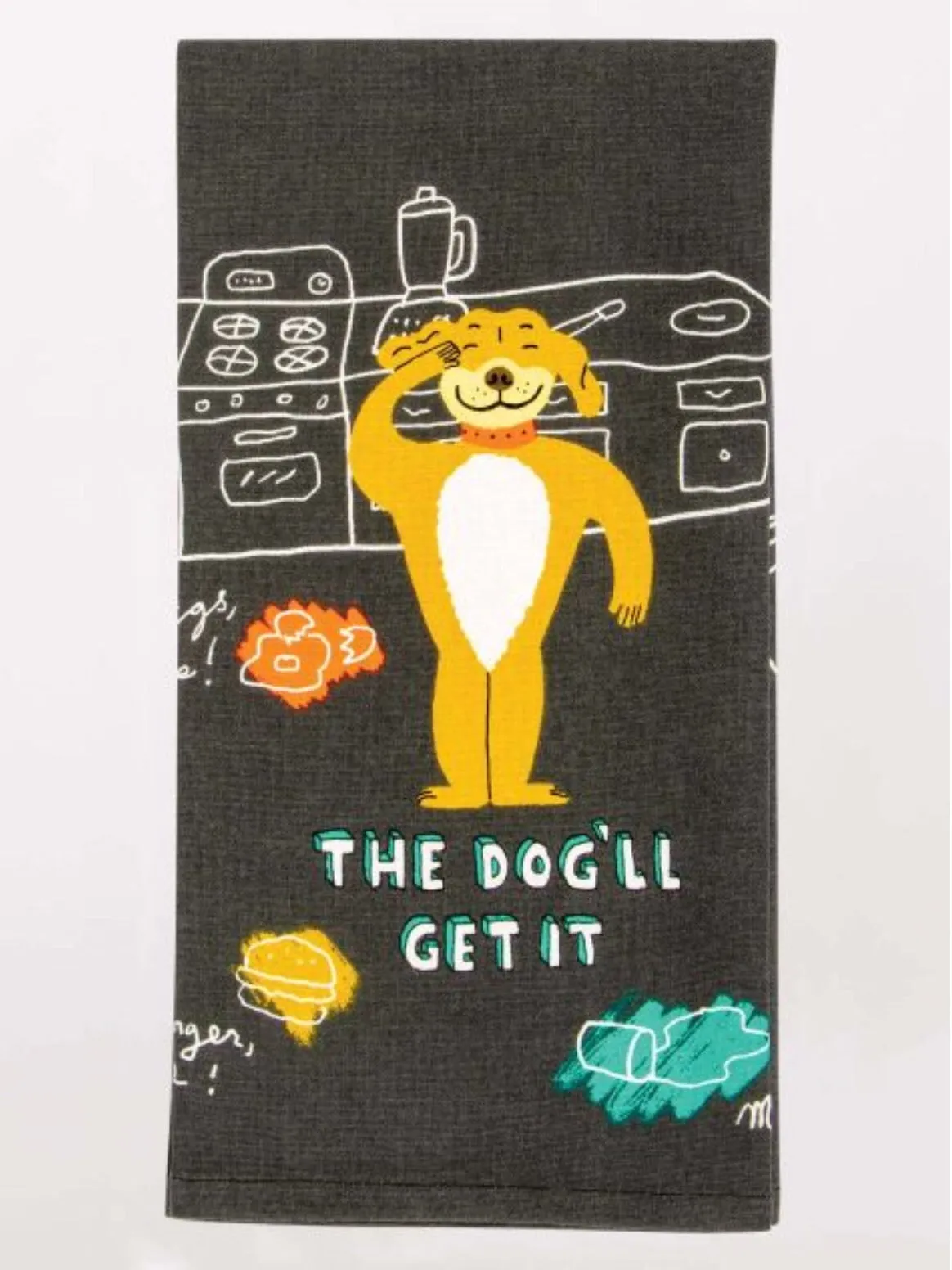 Funny Screen-Printed Dish Towel