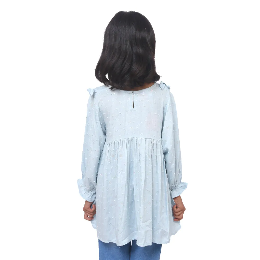 Girls Casual Top - LIGHT BLUE