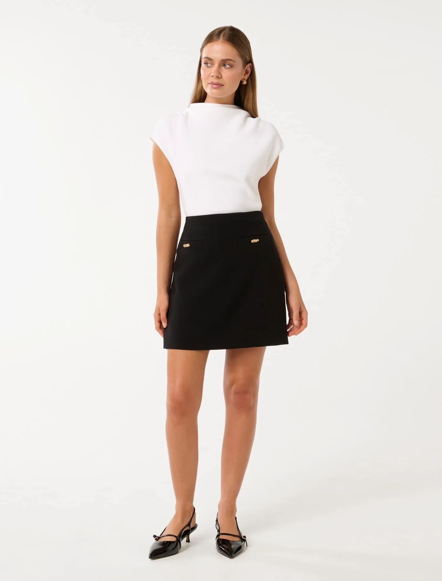 Haiden Welt Pocket Mini Skirt