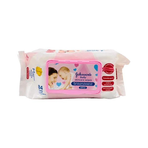 JOHNSON'S BABY SKIN CARE WIPES 84PCS