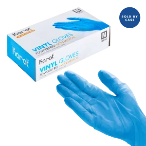 Karat Vinyl Powder-FREE Glove (Blue), Medium - 1,000 pcs