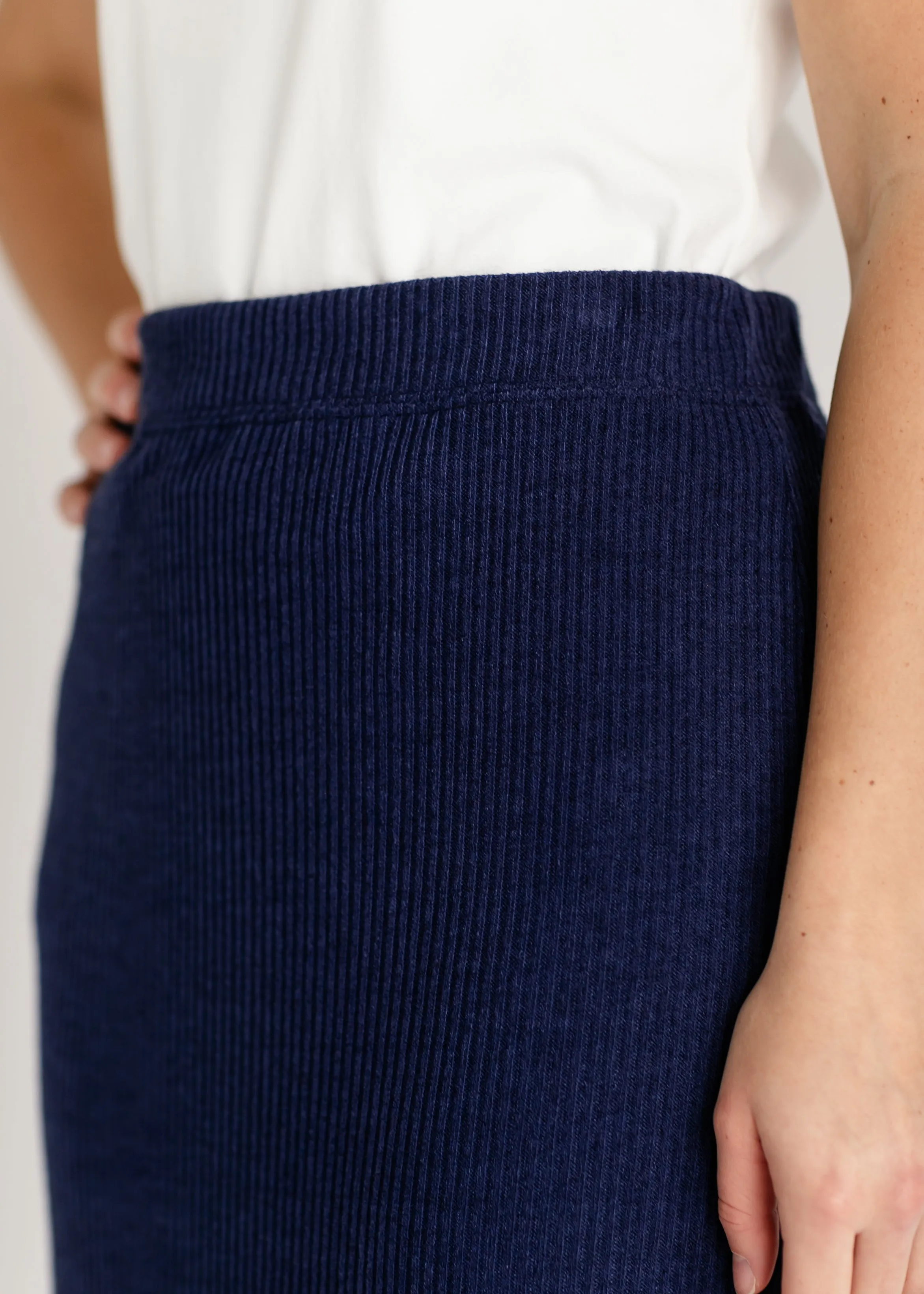 Lennon Ribbed Knit Skirt - FINAL SALE