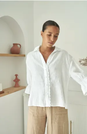 Maria Linen Blouse