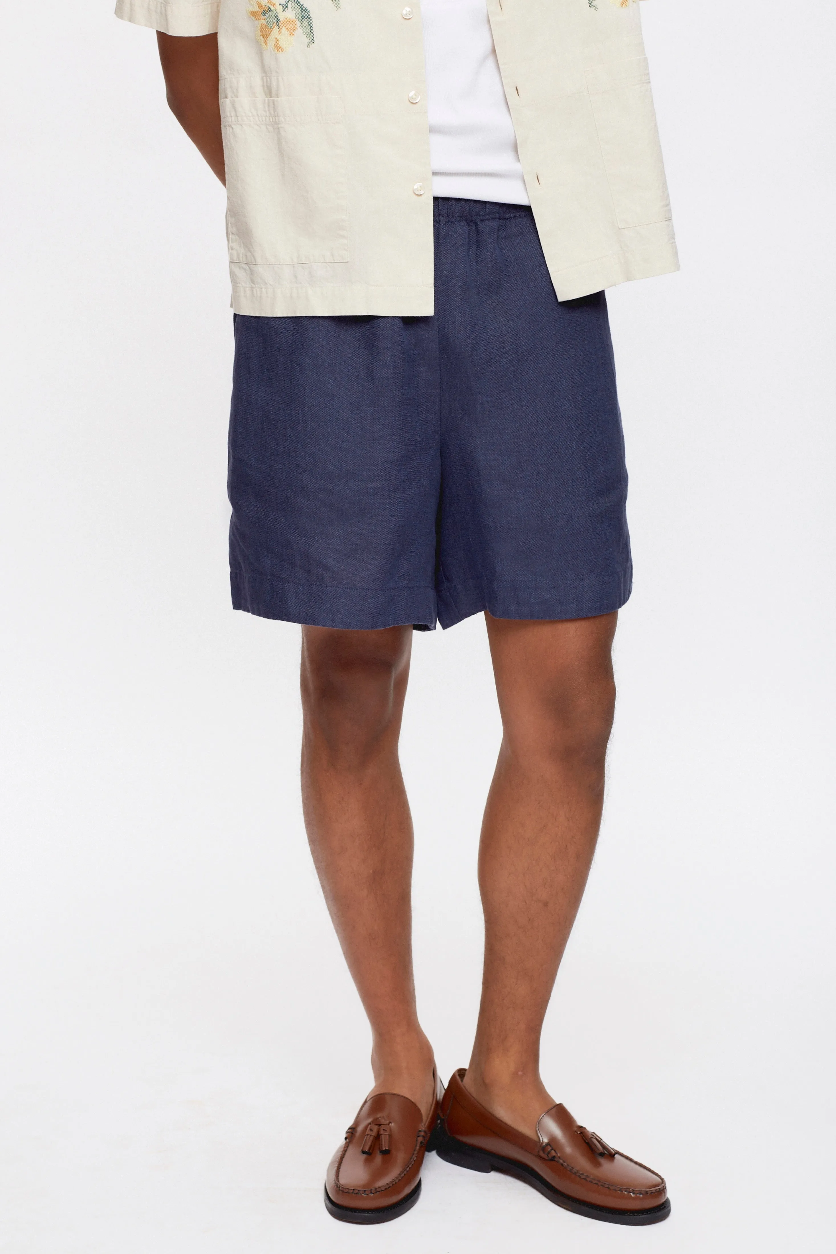 Men's Cairo Linen Short in Maritime