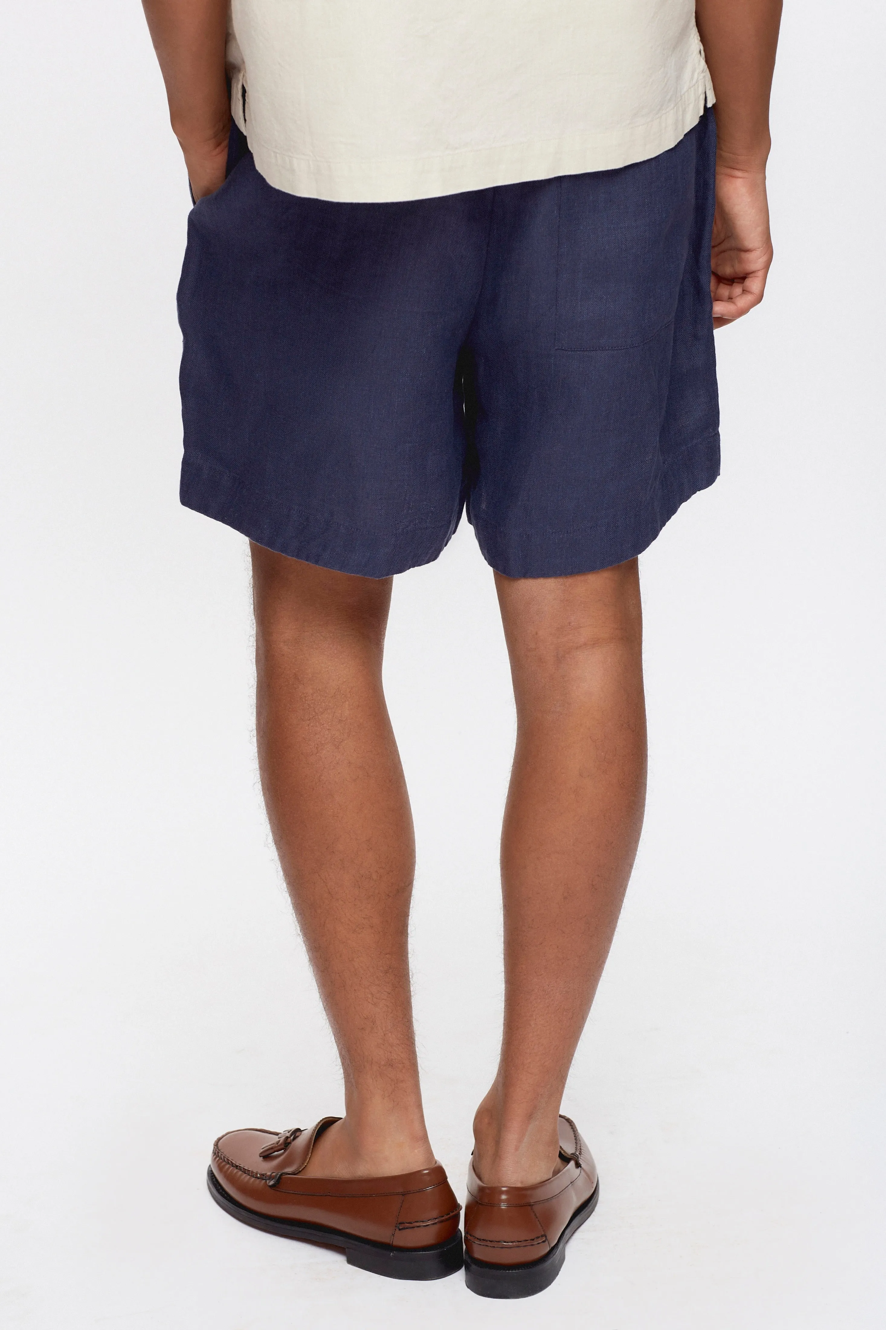 Men's Cairo Linen Short in Maritime