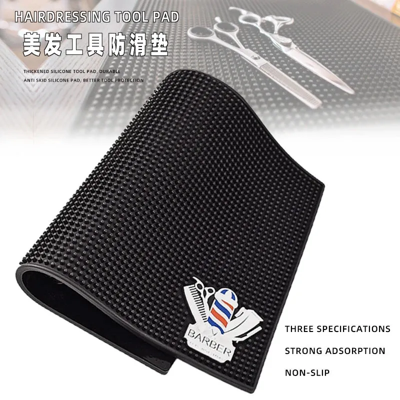 Non-Slip Salon Haircut Tool Pad - Professional Mat