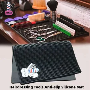 Non-Slip Salon Haircut Tool Pad - Professional Mat