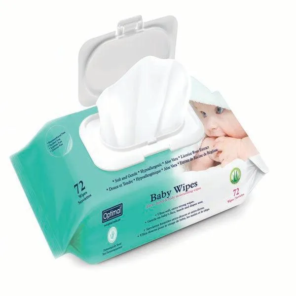 Optimal - Baby Wipes With Aloe Vera