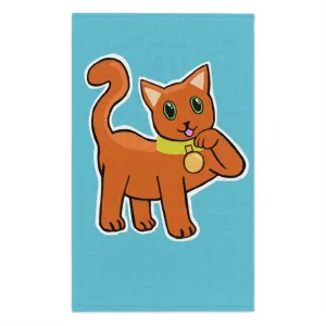 Orange Kitty Rally Towel, 11x18