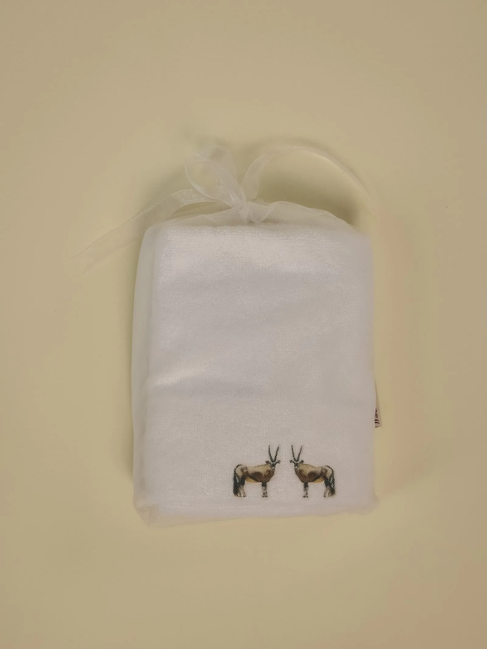 Oryx White Hand Towel (set of 2)