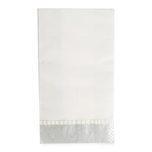 Paper Linen Border Guest Towel