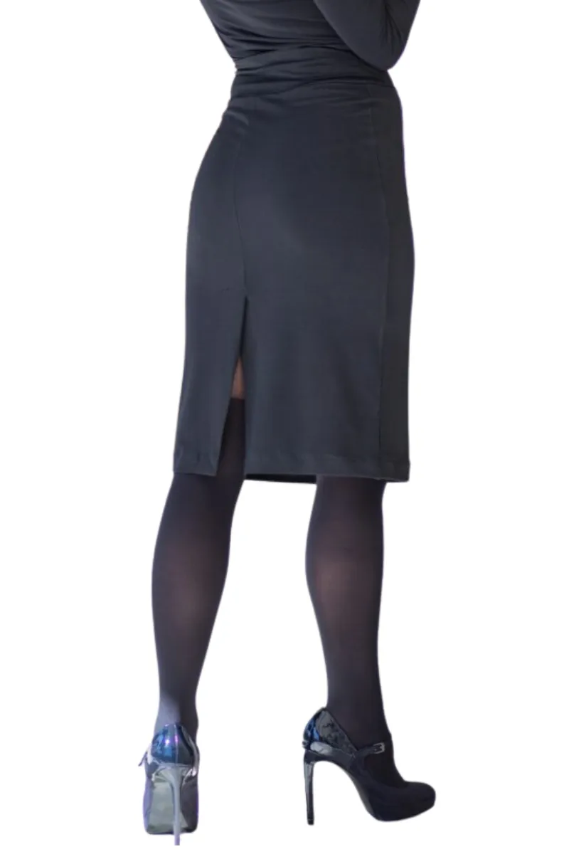 Pencil Skirt With Back Slit