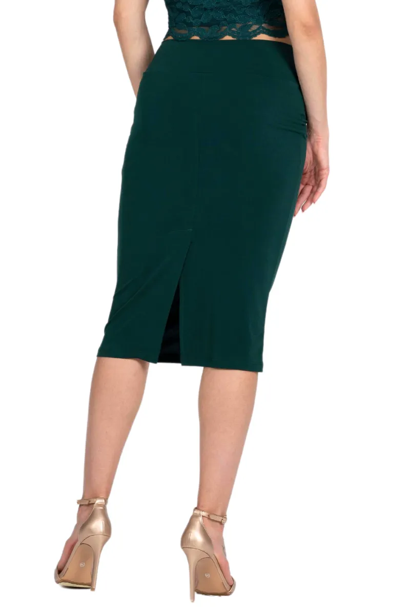 Pencil Skirt With Back Slit