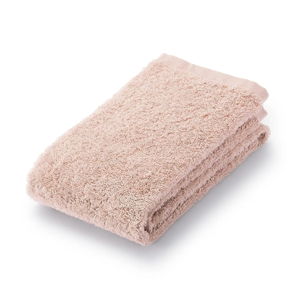 Pile Weave Face Towel With Loop