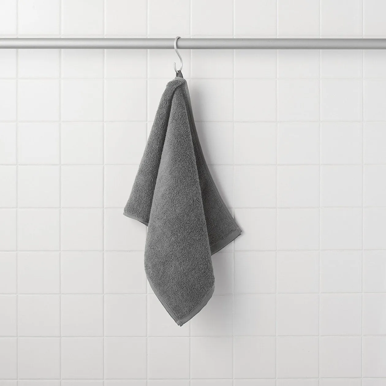 Pile Weave Face Towel With Loop