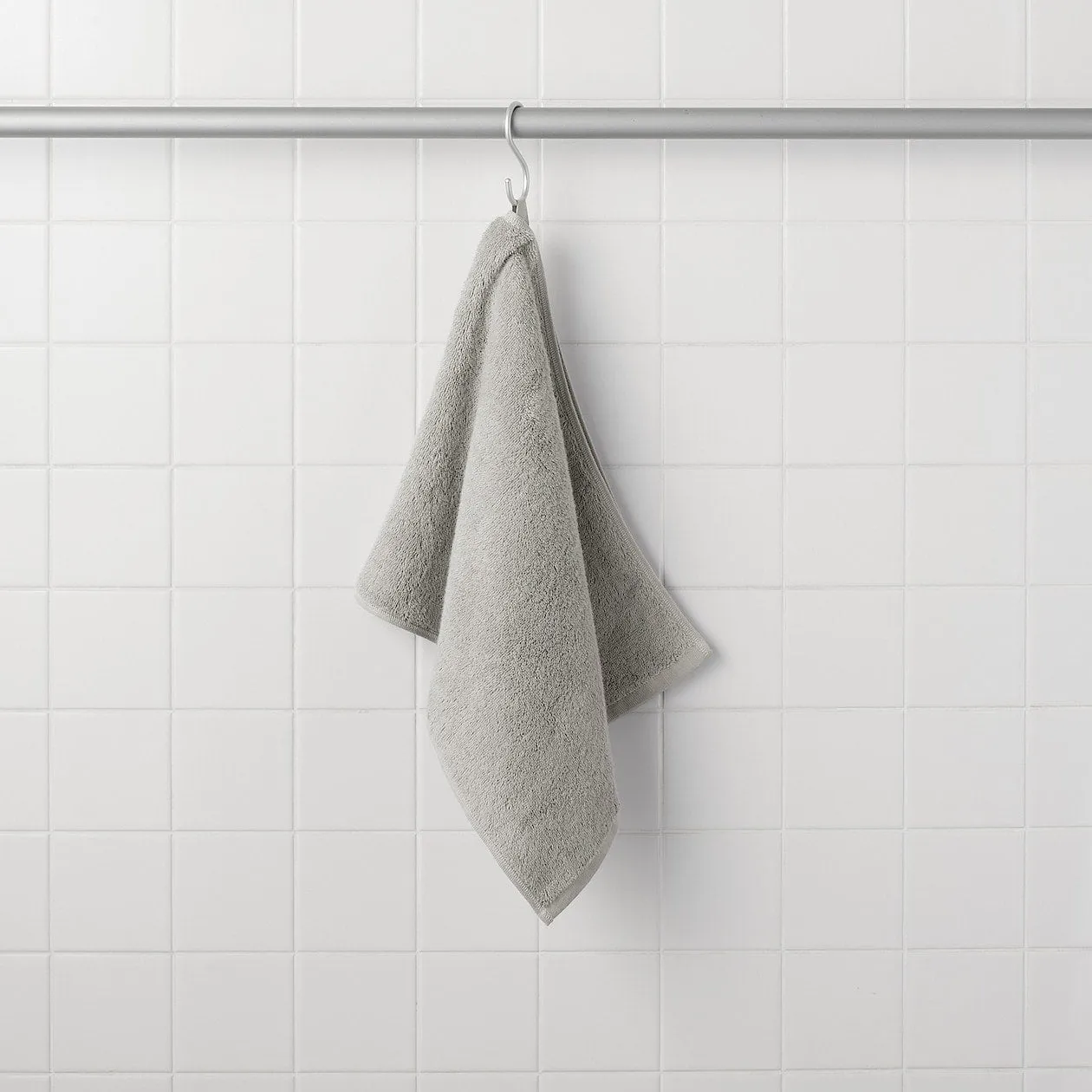 Pile Weave Face Towel With Loop