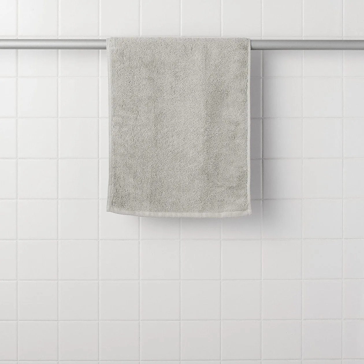 Pile Weave Face Towel With Loop